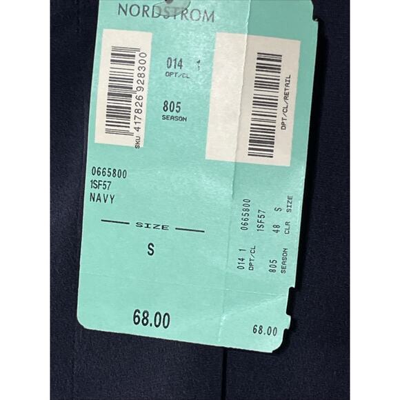 Classiques Entier Silk Button Up Suit Vest Blouse Womens Small Navy V Neck - Picture 7 of 9